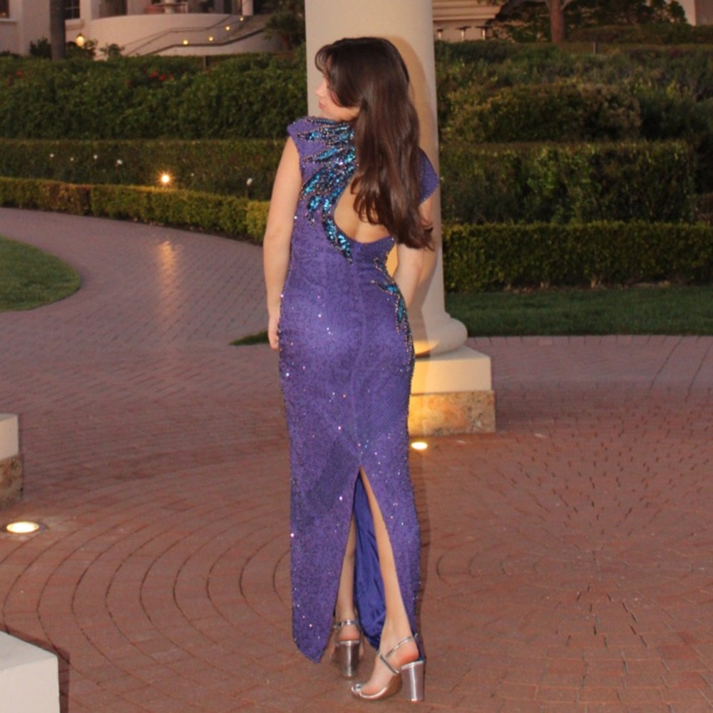 long prom or fancy dress(worn once good condition)